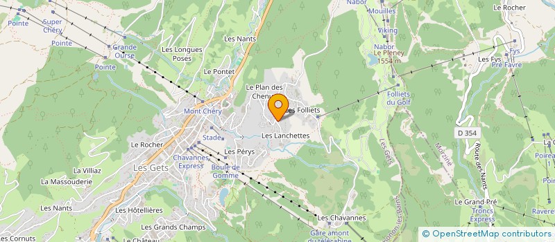 localisation de l'entreprise MADAME FRANCOISE ANTHONIOZ  LES GETS