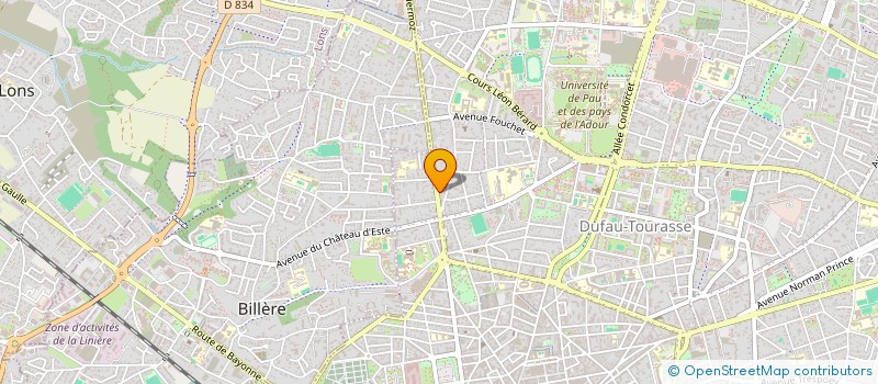 localisation de l'entreprise MADAME FRANCOISE APESSETCHE à PAU