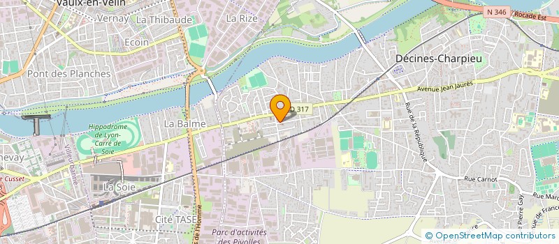 localisation de l'entreprise MADAME FRANCOISE ARGENTINO  DECINES-CHARPIEU