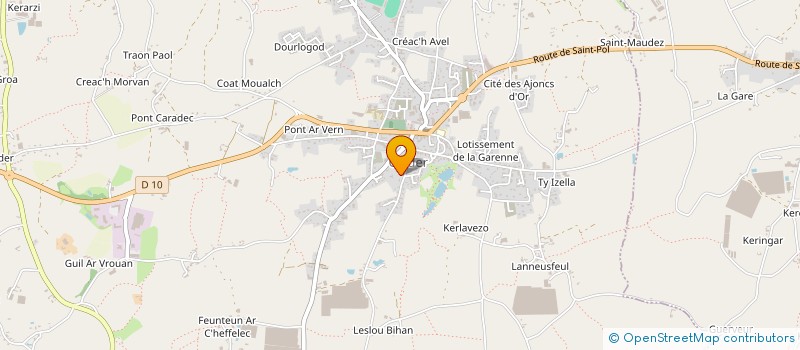 localisation de l'entreprise MADAME FRANCOISE ARGOUARCH  CLEDER