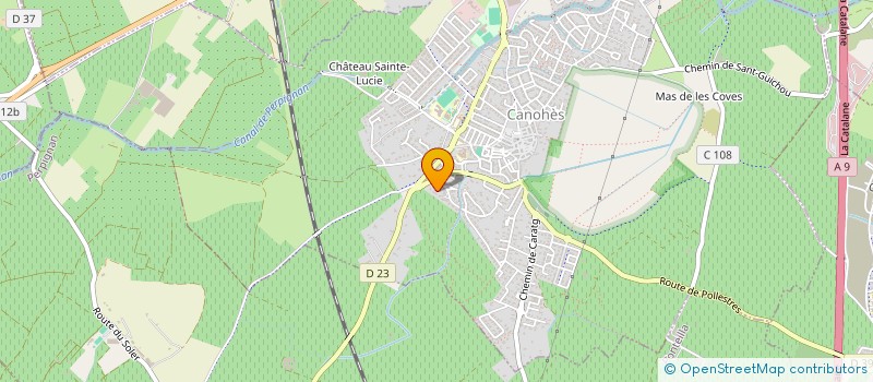 localisation de l'entreprise MADAME FRANCOISE ARISTIDE à CANOHES