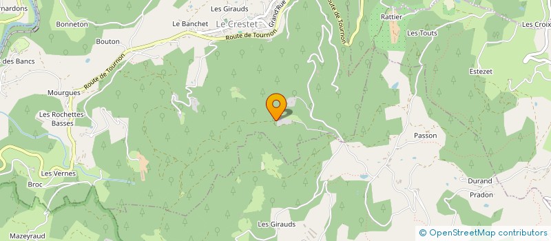 localisation de l'entreprise MADAME FRANCOISE ARMANDON à LE CRESTET