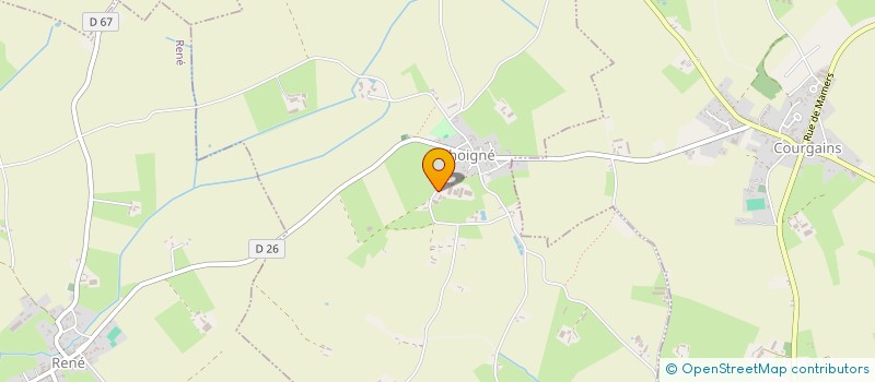 localisation de l'entreprise MADAME FRANCOISE ARNAUD  THOIGNE