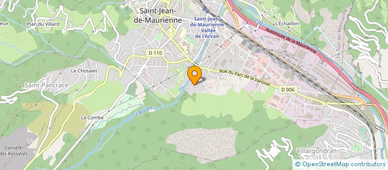 localisation de l'entreprise MADAME FRANCOISE ARNAUD à SAINT-JEAN-DE-MAURIENNE