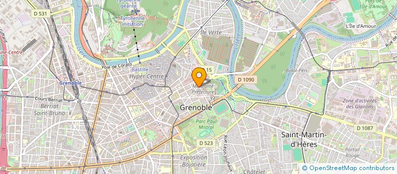 localisation de l'entreprise MADAME FRANCOISE ARNAUD  GRENOBLE