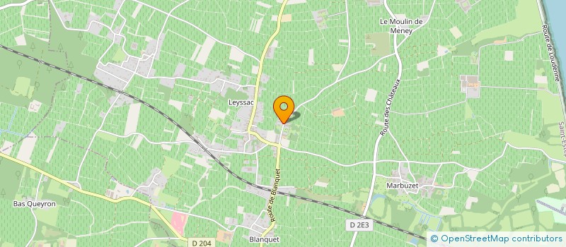 localisation de l'entreprise MADAME FRANCOISE ARNAUD  SAINT-ESTEPHE