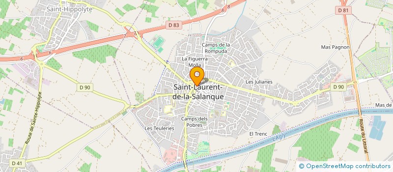 localisation de l'entreprise MADAME FRANCOISE ARNONE  SAINT-LAURENT-DE-LA-SALANQUE