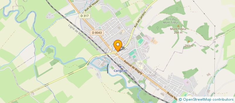 localisation de l'entreprise MADAME FRANCOISE ARNOULD  CARIGNAN