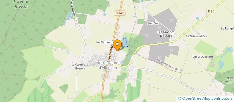 localisation de l'entreprise MADAME FRANCOISE AUBIN  TERRANJOU