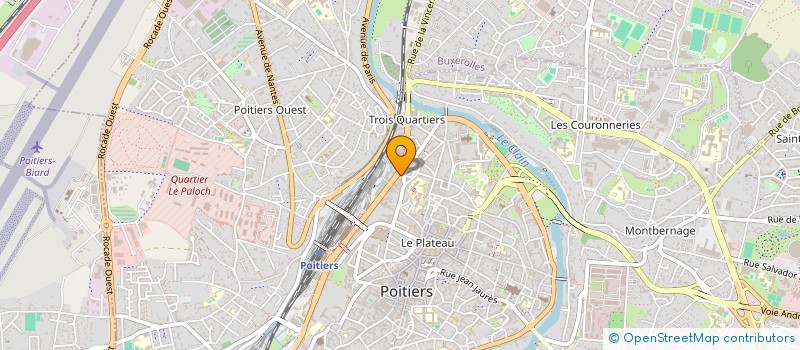 localisation de l'entreprise MADAME FRANCOISE AUBINEAU  POITIERS