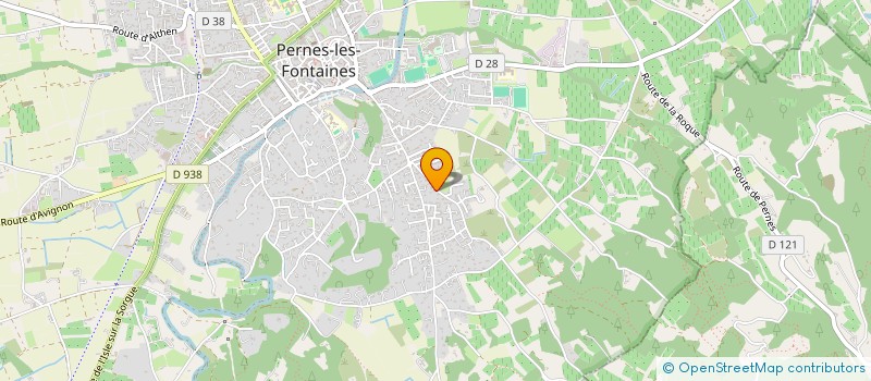 localisation de l'entreprise MADAME FRANCOISE AUDIBERT  PERNES-LES-FONTAINES