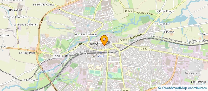 localisation de l'entreprise MADAME FRANCOISE AUDOUIN à VITRE