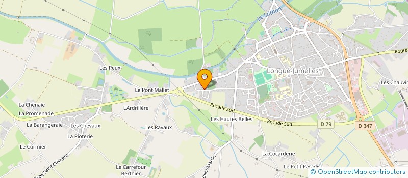 localisation de l'entreprise MADAME FRANCOISE AUGEREAU  GENNES-VAL-DE-LOIRE