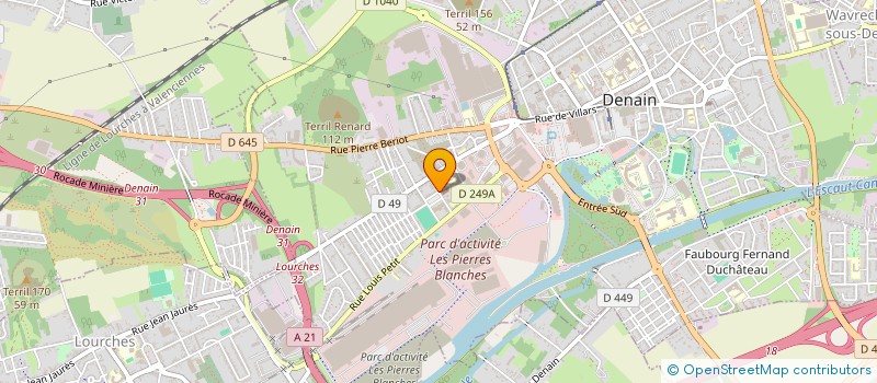 localisation de l'entreprise MADAME FRANCOISE AUGEROT  DENAIN