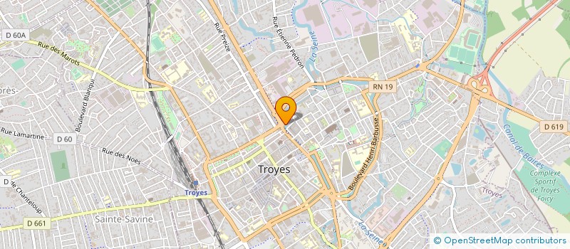 localisation de l'entreprise MADAME FRANCOISE AVOIRTE à TROYES