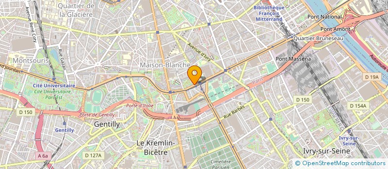 localisation de l'entreprise MADAME FRANCOISE AYRAL POTTIER  PARIS