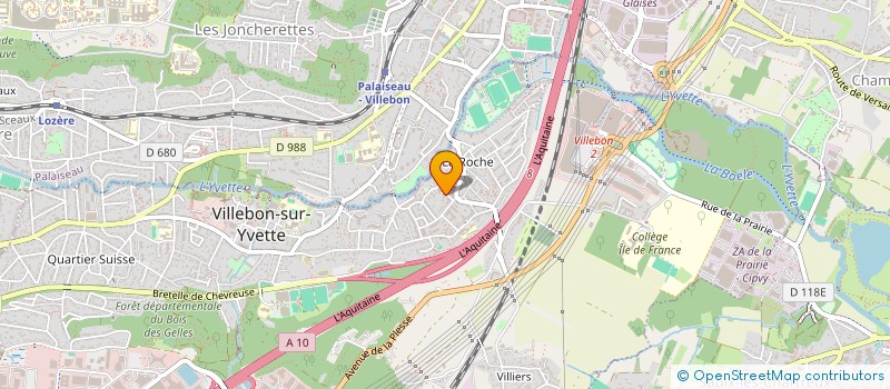 localisation de l'entreprise MADAME FRANCOISE BA DUTOIT  VILLEBON-SUR-YVETTE