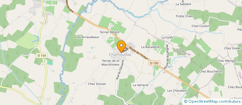 localisation de l'entreprise MADAME FRANCOISE BACHET à CHAMOUILLAC