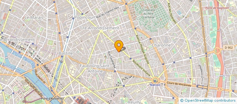 localisation de l'entreprise MADAME FRANCOISE BADAL  PARIS