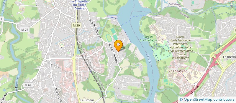 localisation de l'entreprise MADAME FRANCOISE BAGREAUX à LA CHAPELLE-SUR-ERDRE