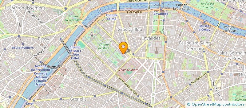 localisation de l'entreprise MADAME FRANCOISE BAGUENAULT DE PUCHESSE à PARIS