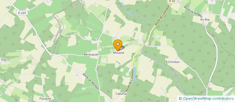 localisation de l'entreprise MADAME FRANCOISE BAILLY  ESTANG