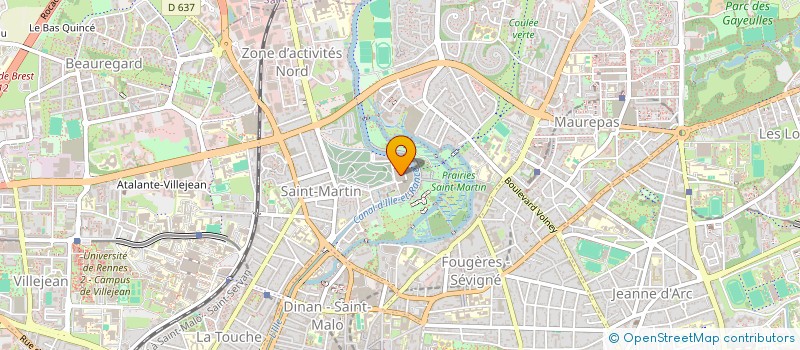 localisation de l'entreprise MADAME FRANCOISE BAILLY  RENNES