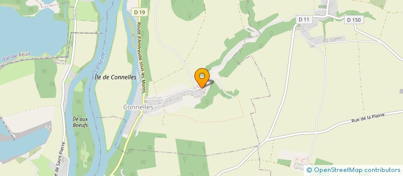 localisation de l'entreprise MADAME FRANCOISE BAIZE  CONNELLES