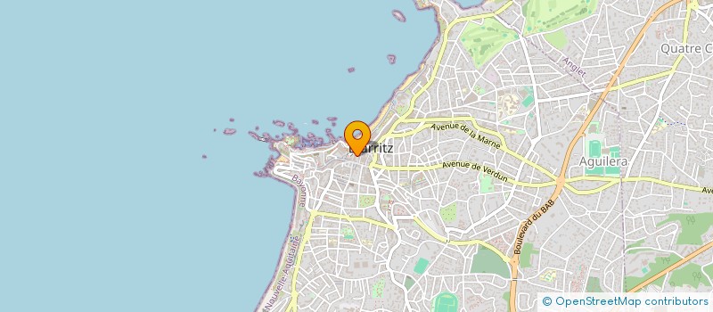 localisation de l'entreprise MADAME FRANCOISE BARBE à BIARRITZ