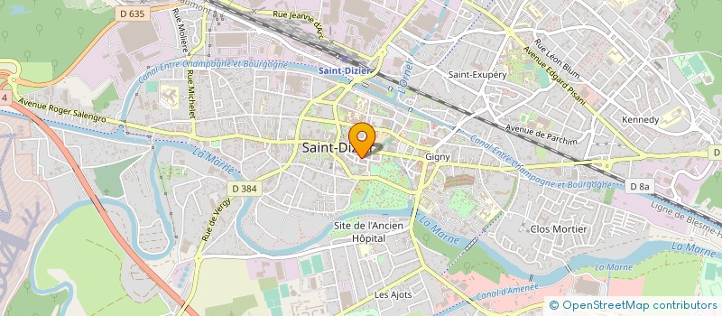 localisation de l'entreprise MADAME FRANCOISE BARBIER à SAINT-DIZIER