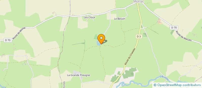 localisation de l'entreprise MADAME FRANCOISE BARBOTIN  MORLAC