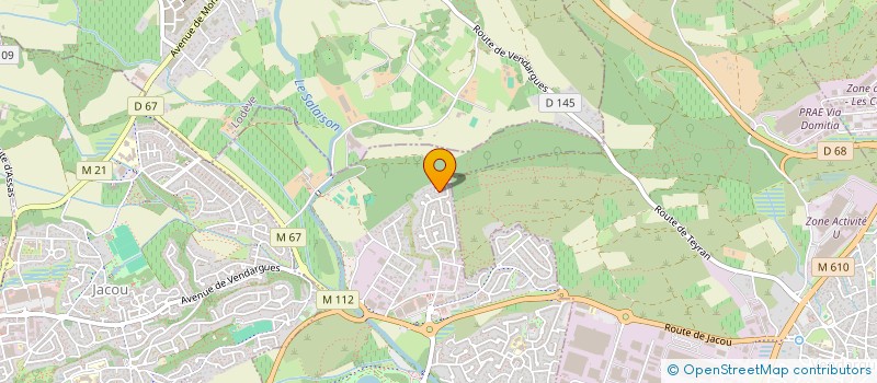 localisation de l'entreprise MADAME FRANCOISE BARNIER  LE CRES