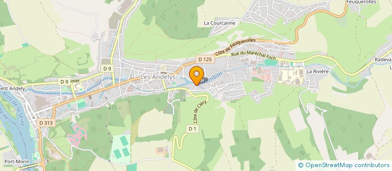 localisation de l'entreprise MADAME FRANCOISE BARON à LES ANDELYS