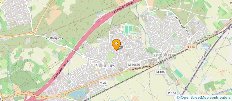 localisation de l'entreprise MADAME FRANCOISE BARRE à BAILLARGUES