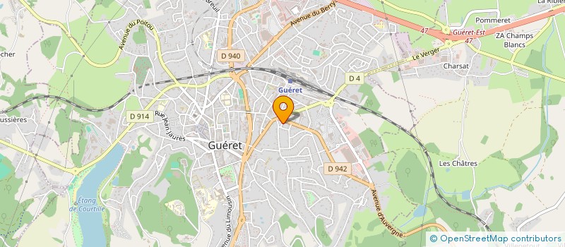 localisation de l'entreprise MADAME FRANCOISE BARRET à GUERET