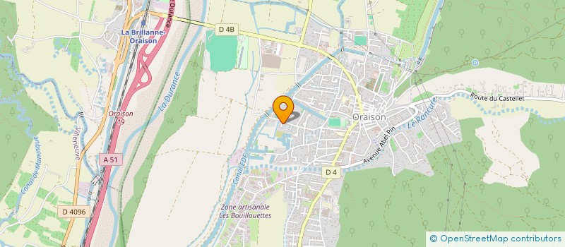 localisation de l'entreprise MADAME FRANCOISE BARSE  ORAISON