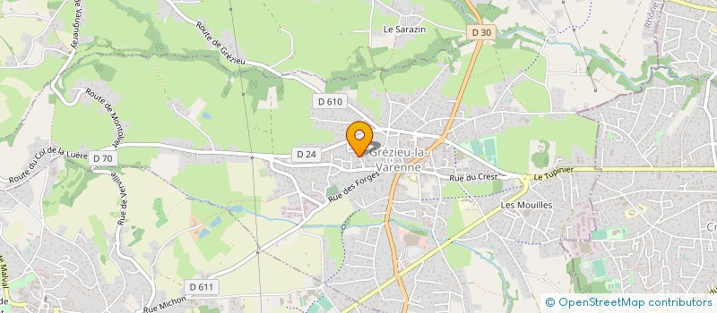 localisation de l'entreprise MADAME FRANCOISE BARTHELEMY à GREZIEU-LA-VARENNE