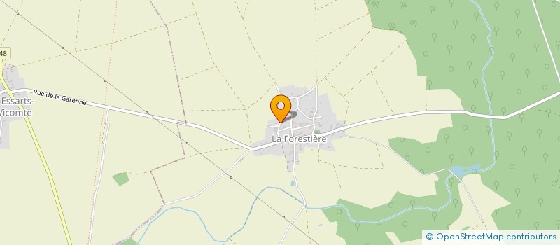 localisation de l'entreprise MADAME FRANCOISE BARY  LA FORESTIERE