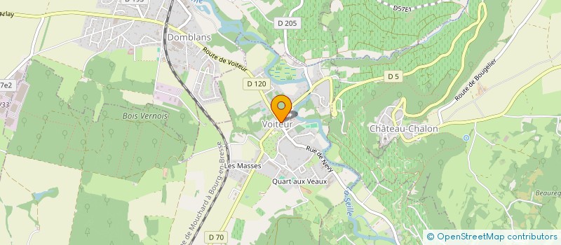 localisation de l'entreprise MADAME FRANCOISE BASSAND  VOITEUR