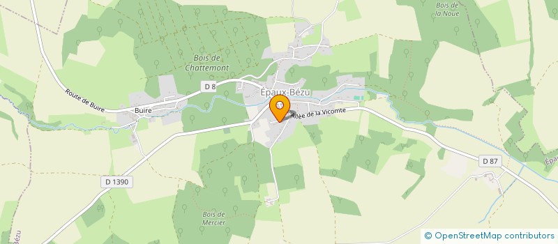 localisation de l'entreprise MADAME FRANCOISE BATAILLE  BEZU-SAINT-GERMAIN