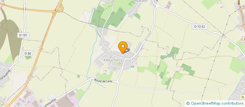 localisation de l'entreprise MADAME FRANCOISE BAUDE  HOUCHIN