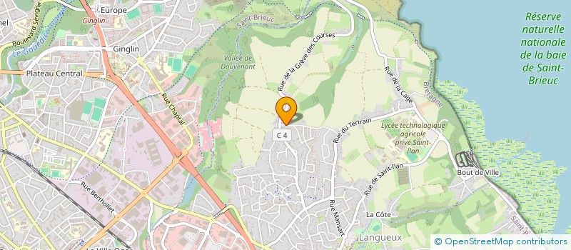 localisation de l'entreprise MADAME FRANCOISE BAUDET  LANGUEUX