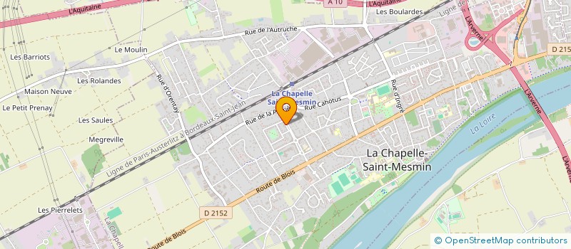 localisation de l'entreprise MADAME FRANCOISE BAUX à LA CHAPELLE-SAINT-MESMIN