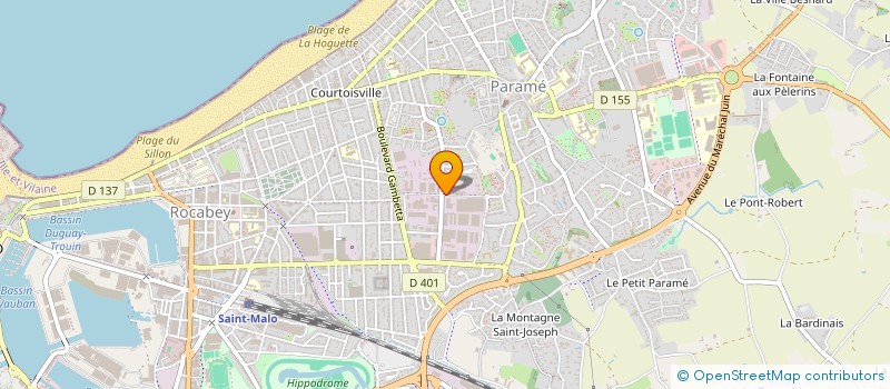 localisation de l'entreprise MADAME FRANCOISE BAYEC  SAINT-MALO