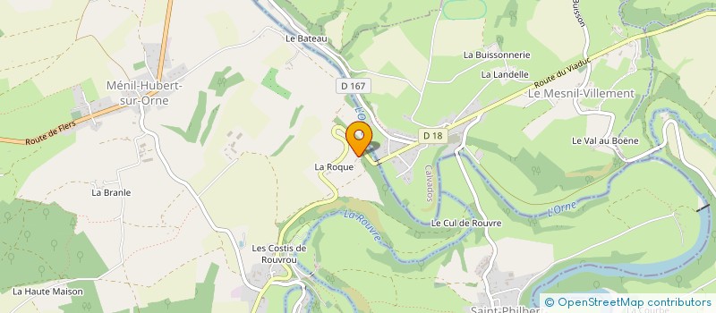 localisation de l'entreprise MADAME FRANCOISE BAZEILLES à SAINTE-HONORINE-LA-CHARDONNE