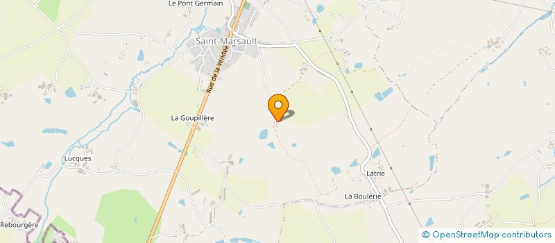 localisation de l'entreprise MADAME FRANCOISE BAZIN  LA FORET-SUR-SEVRE