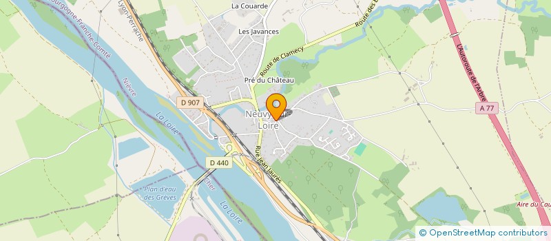 localisation de l'entreprise MADAME FRANCOISE BEAUFILS à NEUVY-SUR-LOIRE