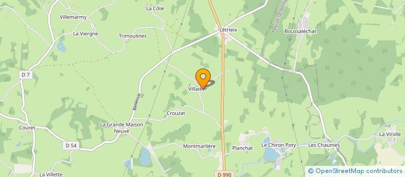 localisation de l'entreprise MADAME FRANCOISE BEAUJARD à SAINT-MEDARD-LA-ROCHETTE