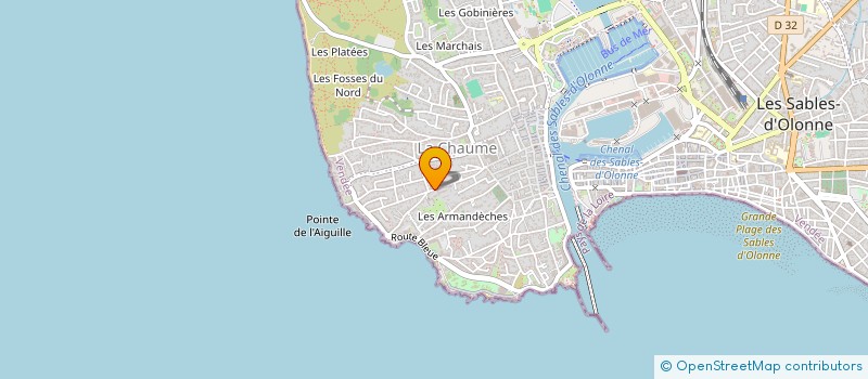 localisation de l'entreprise MADAME FRANCOISE BEAUMEL à LES SABLES D'OLONNE
