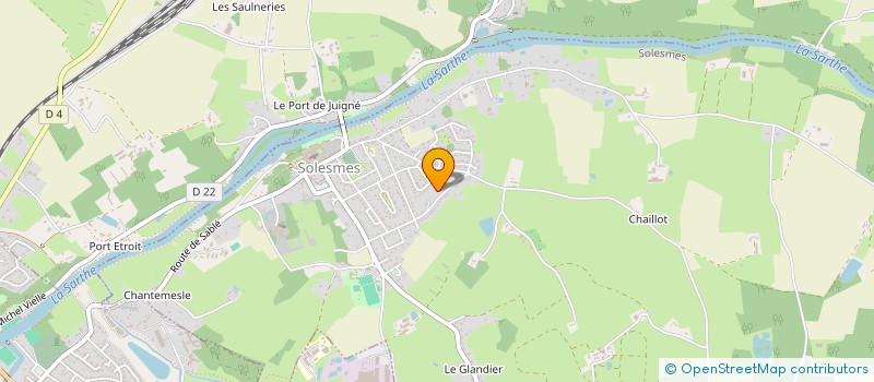 localisation de l'entreprise MADAME FRANCOISE BEAUPLET à SOLESMES